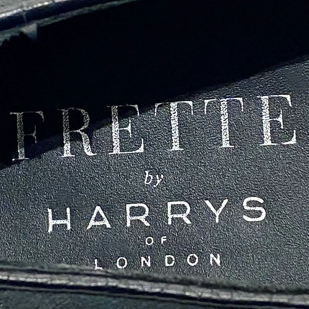 Frette By Harrys London EU 40, US 9 Gray Suede Shoes Drivers Loafer Apron Toe